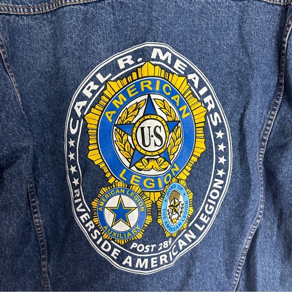 Haleman Denim Jeans Wear Jacket Size XL Vintage - Picture 10 of 10